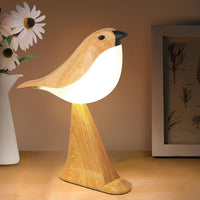 Lampe de chevet tactile et design en forme de petit oiseau