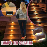 Lampes solaires de terrasse à LED étanches