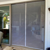 SCHWARZES magnetisches InsectMesh™-Türgitter