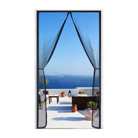 SCHWARZES magnetisches InsectMesh™-Türgitter