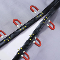 SCHWARZES magnetisches InsectMesh™-Türgitter