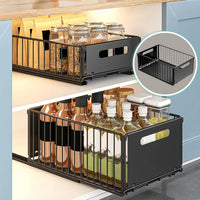 Tiroir coulissant cuisine pour ranger les boites et les produits alimentaires