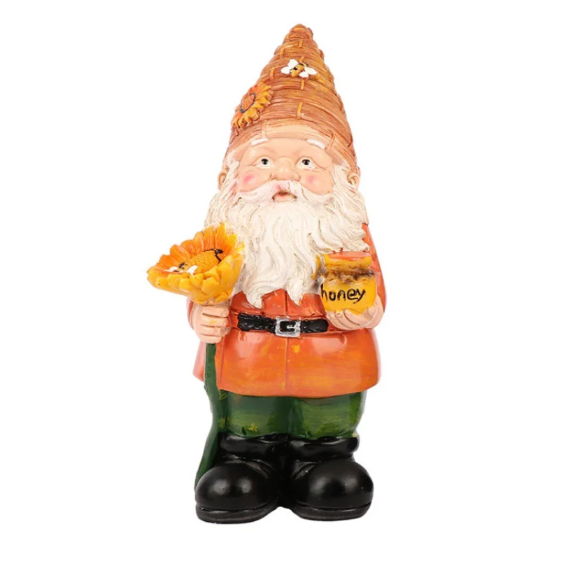 Statue Nain De Jardin Automne En Résine – Déco Citrouille, 15 Cm, Pour Intérieur/extérieur, Fête Halloween Thanksgiving