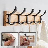 Porte-manteau mural facile d’installation et livré avec les accessoires de fixation