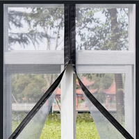 Mesh-Moskitonetzvorhang mit Reißverschluss