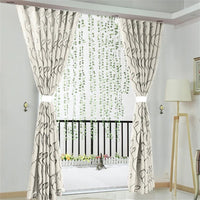Tür- und Fenstervorhang im Weinblatt-Stil in Beige