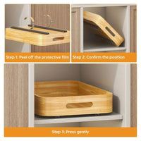 Mode d’installation du tiroir coulissant en bambou