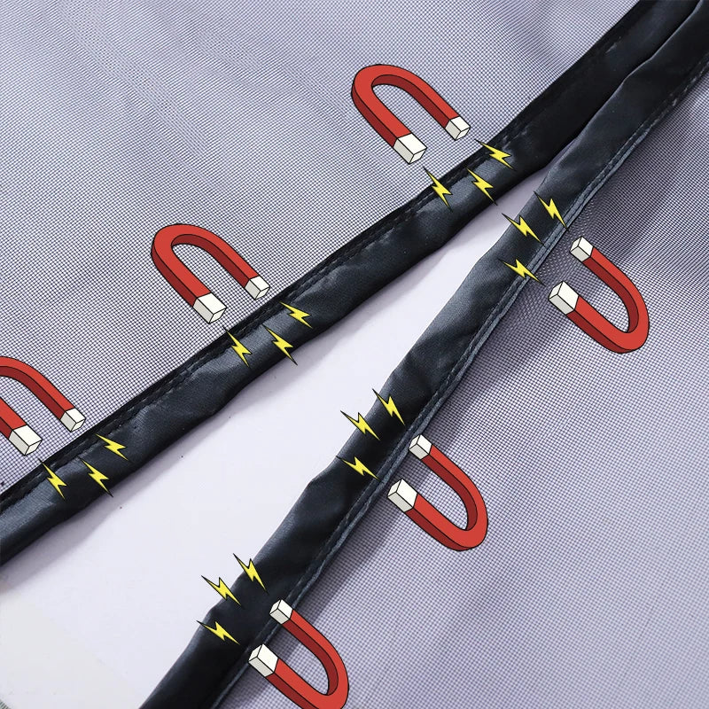 Moustiquaire Porte Magnétique 125x255cm Fenêtre Moustiquaire Magnétique