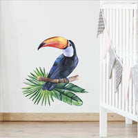 Adhésif Mural à Design de Toucan sur une Branche