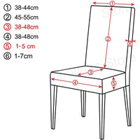 Housse de chaise extensible facile à Installer