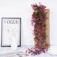 Fausse Plante Tombante Rose de Style Saule