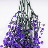 Fausse Plante Tombante Violette de Style Feuilles de Vigne