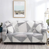 Housse Canapé de Style Géométrique en Polyester