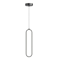 Lampe Suspendue LED Discrète et Minimaliste sur fond blanc