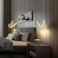 Lampe Suspendue LED en Forme de Papillon