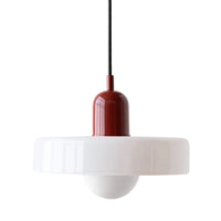 Lampe Suspendue LED Style Nordique Rétro sur fond blanc