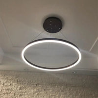Lampe Suspendue Moderne à LED en Forme d'Anneau