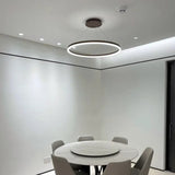 Lampe Suspendue Moderne à LED en Forme d'Anneau