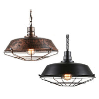 Lampe Suspendue de Style Vintage en Fer