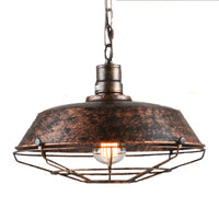 Lampe Suspendue de Style Vintage en Fer