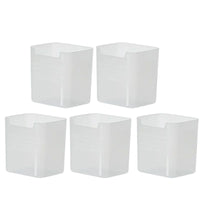 Lot de 5 Boites de Rangement pour Réfrigérateur sur fond blanc