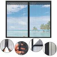 Moustiquaire Fenêtre Aimantée Style Filet Léger et Respirant