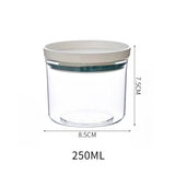 Rangement de Cuisine Style Bocal Transparent