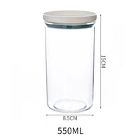 Rangement de Cuisine Style Bocal Transparent