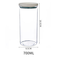 Rangement de Cuisine Style Bocal Transparent