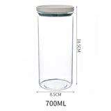 Rangement de Cuisine Style Bocal Transparent