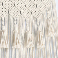 Rideau Macramé de Style Bohème Tissé à la Main