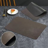 Tapis Cuisine Style Set de Table Effet Cuir