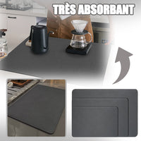 Tapis égouttoir vaisselle révolutionnaire | Pratique et efficace !